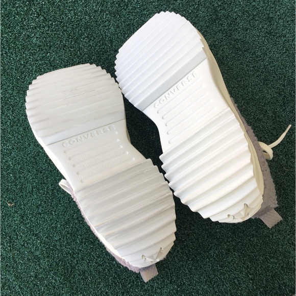 NWT Converse CTAS Faux Shearling Run Star Hike Platform Sneaker Mauve Purple 9 - Picture 7 of 13